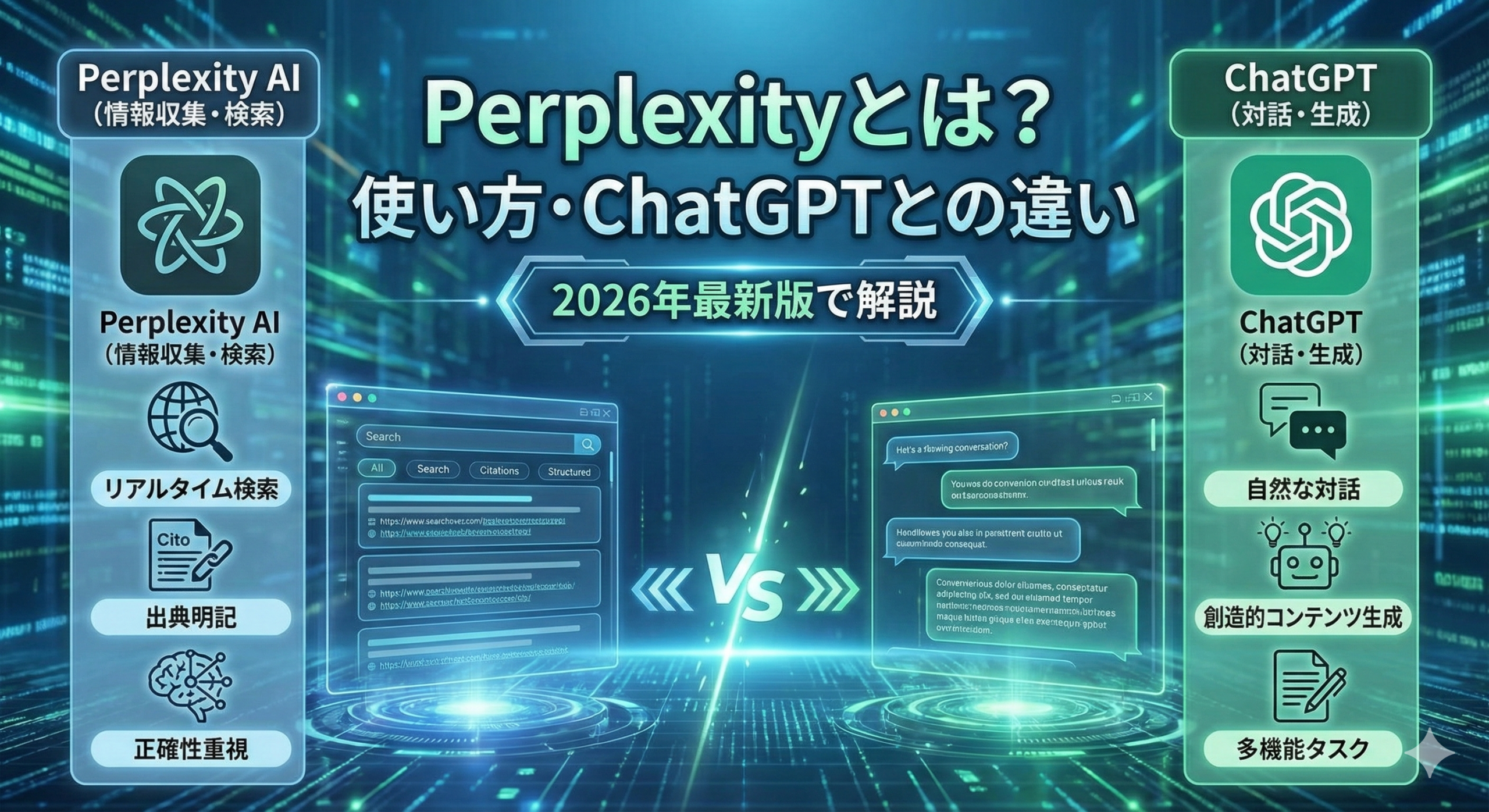 Perplexityとは？使い方・ChatGPTとの違いを2026年最新版で解説